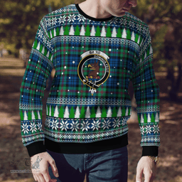Scottish Baird Ancient Clan Crest Tartan Christmas Ugly Sweater - Plaid Family Ugly Sweater Scottish Plaid Tartan Plaid - ScotsTee - scotstee.com