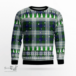 Scottish Blackwatch Dress Modern Clan Tartan Christmas Ugly Sweater - Plaid Family Ugly Sweater Scottish Plaid Tartan Plaid - ScotsTee - scotstee.com