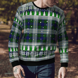 Scottish Blackwatch Dress Modern Clan Tartan Christmas Ugly Sweater - Plaid Family Ugly Sweater Scottish Plaid Tartan Plaid - ScotsTee - scotstee.com