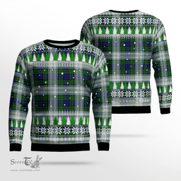 Scottish Blackwatch Dress Modern Clan Tartan Christmas Ugly Sweater - Plaid Family Ugly Sweater Scottish Plaid Tartan Plaid - ScotsTee - scotstee.com