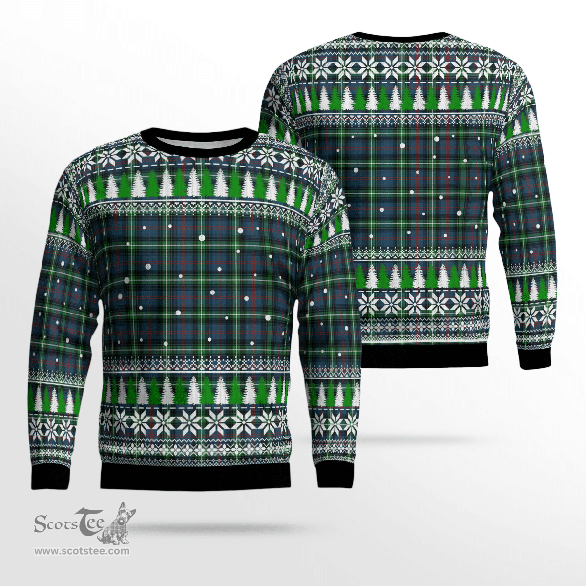 Scottish Bannatyne 1 Clan Tartan Christmas Ugly Sweater - Plaid Family Ugly Sweater Scottish Plaid Tartan Plaid - ScotsTee - scotstee.com