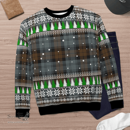 Scottish Blackwatch Weathered Clan Tartan Christmas Ugly Sweater - Plaid Family Ugly Sweater Scottish Plaid Tartan Plaid - ScotsTee - scotstee.com