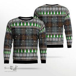 Scottish Blackwatch Weathered Clan Tartan Christmas Ugly Sweater - Plaid Family Ugly Sweater Scottish Plaid Tartan Plaid - ScotsTee - scotstee.com