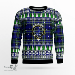 Scottish Arbuthnot Modern Clan Crest Tartan Christmas Ugly Sweater - Plaid Family Ugly Sweater Scottish Plaid Tartan Plaid - ScotsTee - scotstee.com