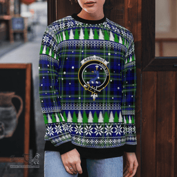 Scottish Arbuthnot Modern Clan Crest Tartan Christmas Ugly Sweater - Plaid Family Ugly Sweater Scottish Plaid Tartan Plaid - ScotsTee - scotstee.com