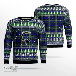 Scottish Arbuthnot Modern Clan Crest Tartan Christmas Ugly Sweater - Plaid Family Ugly Sweater Scottish Plaid Tartan Plaid - ScotsTee - scotstee.com