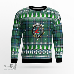 Scottish Armstrong Ancient Clan Crest Tartan Christmas Ugly Sweater - Plaid Family Ugly Sweater Scottish Plaid Tartan Plaid - ScotsTee - scotstee.com