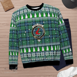 Scottish Armstrong Ancient Clan Crest Tartan Christmas Ugly Sweater - Plaid Family Ugly Sweater Scottish Plaid Tartan Plaid - ScotsTee - scotstee.com