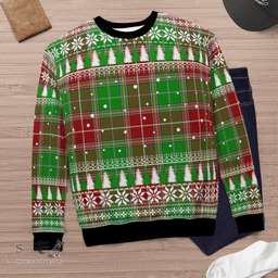 Scottish Baxter Modern Clan Tartan Christmas Ugly Sweater - Plaid Family Ugly Sweater Scottish Plaid Tartan Plaid - ScotsTee - scotstee.com