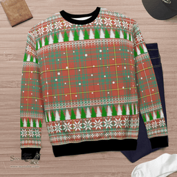 Scottish Bruce Ancient Clan Tartan Christmas Ugly Sweater - Plaid Family Ugly Sweater Scottish Plaid Tartan Plaid - ScotsTee - scotstee.com