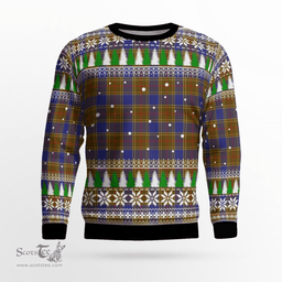 Scottish Balfour Modern Clan Tartan Christmas Ugly Sweater - Plaid Family Ugly Sweater Scottish Plaid Tartan Plaid - ScotsTee - scotstee.com