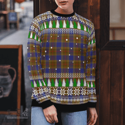 Scottish Balfour Modern Clan Tartan Christmas Ugly Sweater - Plaid Family Ugly Sweater Scottish Plaid Tartan Plaid - ScotsTee - scotstee.com