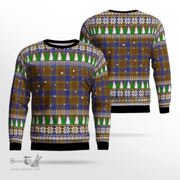 Scottish Balfour Modern Clan Tartan Christmas Ugly Sweater - Plaid Family Ugly Sweater Scottish Plaid Tartan Plaid - ScotsTee - scotstee.com
