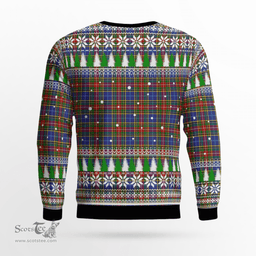 Scottish Bethune Clan Tartan Christmas Ugly Sweater - Plaid Family Ugly Sweater Scottish Plaid Tartan Plaid - ScotsTee - scotstee.com