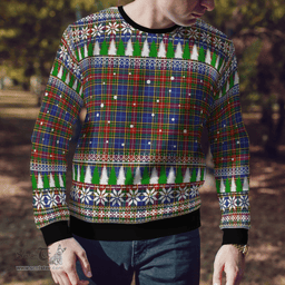 Scottish Bethune Clan Tartan Christmas Ugly Sweater - Plaid Family Ugly Sweater Scottish Plaid Tartan Plaid - ScotsTee - scotstee.com