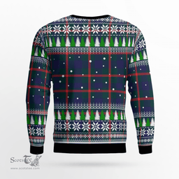 Scottish Agnew Modern Clan Tartan Christmas Ugly Sweater - Plaid Family Ugly Sweater Scottish Plaid Tartan Plaid - ScotsTee - scotstee.com