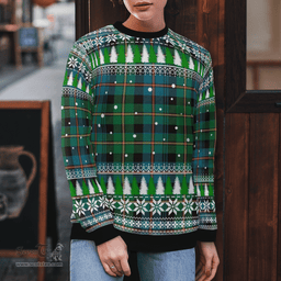 Scottish Baillie Ancient Clan Tartan Christmas Ugly Sweater - Plaid Family Ugly Sweater Scottish Plaid Tartan Plaid - ScotsTee - scotstee.com