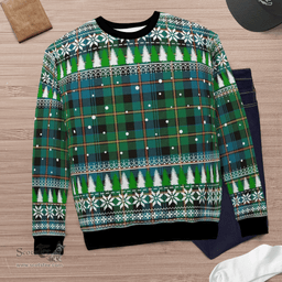 Scottish Baillie Ancient Clan Tartan Christmas Ugly Sweater - Plaid Family Ugly Sweater Scottish Plaid Tartan Plaid - ScotsTee - scotstee.com