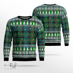 Scottish Baillie Ancient Clan Tartan Christmas Ugly Sweater - Plaid Family Ugly Sweater Scottish Plaid Tartan Plaid - ScotsTee - scotstee.com