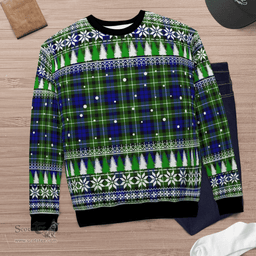 Scottish Allardice Clan Tartan Christmas Ugly Sweater - Plaid Family Ugly Sweater Scottish Plaid Tartan Plaid - ScotsTee - scotstee.com