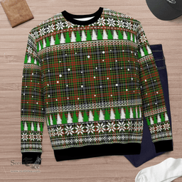 Scottish Brisbane Clan Tartan Christmas Ugly Sweater - Plaid Family Ugly Sweater Scottish Plaid Tartan Plaid - ScotsTee - scotstee.com