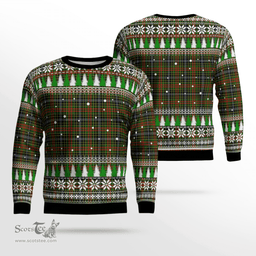 Scottish Brisbane Clan Tartan Christmas Ugly Sweater - Plaid Family Ugly Sweater Scottish Plaid Tartan Plaid - ScotsTee - scotstee.com