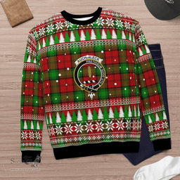 Scottish Auchinleck Clan Crest Tartan Christmas Ugly Sweater - Plaid Family Ugly Sweater Scottish Plaid Tartan Plaid - ScotsTee - scotstee.com
