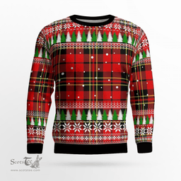 Scottish Brodie Modern Clan Tartan Christmas Ugly Sweater - Plaid Family Ugly Sweater Scottish Plaid Tartan Plaid - ScotsTee - scotstee.com