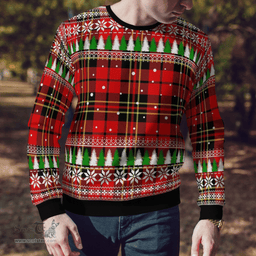 Scottish Brodie Modern Clan Tartan Christmas Ugly Sweater - Plaid Family Ugly Sweater Scottish Plaid Tartan Plaid - ScotsTee - scotstee.com