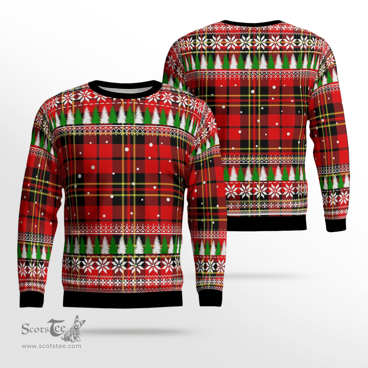 Scottish Brodie Modern Clan Tartan Christmas Ugly Sweater - Plaid Family Ugly Sweater Scottish Plaid Tartan Plaid - ScotsTee - scotstee.com