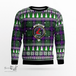 Scottish Armstrong Modern Clan Crest Tartan Christmas Ugly Sweater - Plaid Family Ugly Sweater Scottish Plaid Tartan Plaid - ScotsTee - scotstee.com