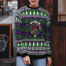 Scottish Armstrong Modern Clan Crest Tartan Christmas Ugly Sweater - Plaid Family Ugly Sweater Scottish Plaid Tartan Plaid - ScotsTee - scotstee.com