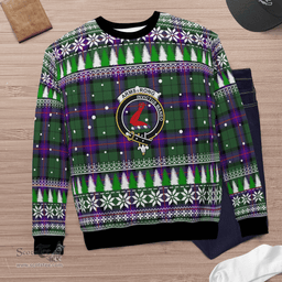 Scottish Armstrong Modern Clan Crest Tartan Christmas Ugly Sweater - Plaid Family Ugly Sweater Scottish Plaid Tartan Plaid - ScotsTee - scotstee.com