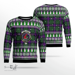 Scottish Armstrong Modern Clan Crest Tartan Christmas Ugly Sweater - Plaid Family Ugly Sweater Scottish Plaid Tartan Plaid - ScotsTee - scotstee.com