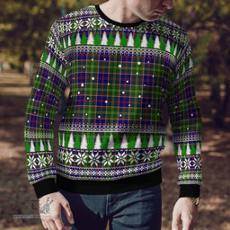 Scottish Ayrshire District Clan Tartan Christmas Ugly Sweater - Plaid Family Ugly Sweater Scottish Plaid Tartan Plaid - ScotsTee - scotstee.com