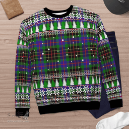 Scottish Brodie Hunting Modern Clan Tartan Christmas Ugly Sweater - Plaid Family Ugly Sweater Scottish Plaid Tartan Plaid - ScotsTee - scotstee.com