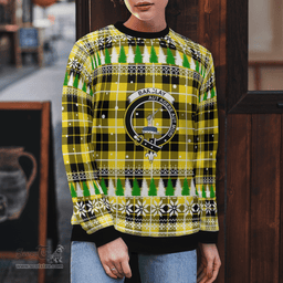 Scottish Barclay Dress Modern Clan Crest Tartan Christmas Ugly Sweater - Plaid Family Ugly Sweater Scottish Plaid Tartan Plaid - ScotsTee - scotstee.com