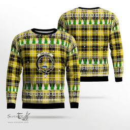 Scottish Barclay Dress Modern Clan Crest Tartan Christmas Ugly Sweater - Plaid Family Ugly Sweater Scottish Plaid Tartan Plaid - ScotsTee - scotstee.com