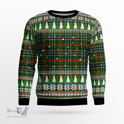 Scottish Bisset Clan Tartan Christmas Ugly Sweater - Plaid Family Ugly Sweater Scottish Plaid Tartan Plaid - ScotsTee - scotstee.com