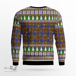 Scottish Balfour Modern Clan Crest Tartan Christmas Ugly Sweater - Plaid Family Ugly Sweater Scottish Plaid Tartan Plaid - ScotsTee - scotstee.com