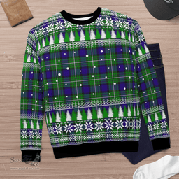 Scottish Alexander Clan Tartan Christmas Ugly Sweater - Plaid Family Ugly Sweater Scottish Plaid Tartan Plaid - ScotsTee - scotstee.com