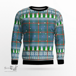Scottish Agnew Ancient Clan Tartan Christmas Ugly Sweater - Plaid Family Ugly Sweater Scottish Plaid Tartan Plaid - ScotsTee - scotstee.com