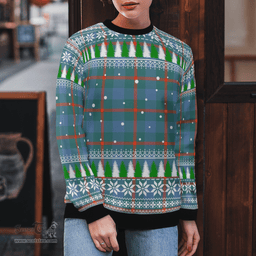 Scottish Agnew Ancient Clan Tartan Christmas Ugly Sweater - Plaid Family Ugly Sweater Scottish Plaid Tartan Plaid - ScotsTee - scotstee.com