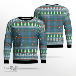 Scottish Agnew Ancient Clan Tartan Christmas Ugly Sweater - Plaid Family Ugly Sweater Scottish Plaid Tartan Plaid - ScotsTee - scotstee.com