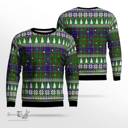 Scottish Adam Clan Tartan Christmas Ugly Sweater - Plaid Family Ugly Sweater Scottish Plaid Tartan Plaid - ScotsTee - scotstee.com