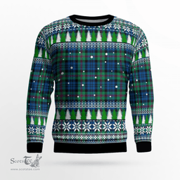 Scottish Baird Ancient Clan Tartan Christmas Ugly Sweater - Plaid Family Ugly Sweater Scottish Plaid Tartan Plaid - ScotsTee - scotstee.com
