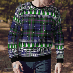 Scottish Baird Modern Clan Tartan Christmas Ugly Sweater - Plaid Family Ugly Sweater Scottish Plaid Tartan Plaid - ScotsTee - scotstee.com