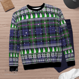 Scottish Baird Modern Clan Tartan Christmas Ugly Sweater - Plaid Family Ugly Sweater Scottish Plaid Tartan Plaid - ScotsTee - scotstee.com