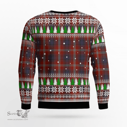 Scottish Ainslie Clan Tartan Christmas Ugly Sweater - Plaid Family Ugly Sweater Scottish Plaid Tartan Plaid - ScotsTee - scotstee.com