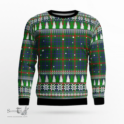 Scottish Aiton Clan Tartan Christmas Ugly Sweater - Plaid Family Ugly Sweater Scottish Plaid Tartan Plaid - ScotsTee - scotstee.com
